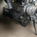 Cubre Carter Aluminio Benelli Trk 251 Moweel Aluminio Pintado De Negro
