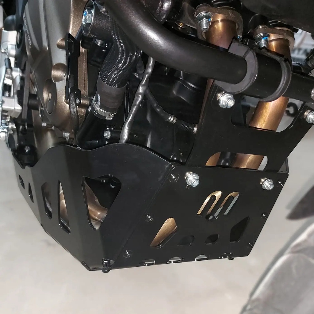 Cubre Carter Aluminio Qj Srt 700 / Srt700x Moweel Aluminio Pulido