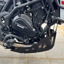 Cubre Carter Aluminio Qj Srt 700 / Srt700x Moweel Aluminio Pulido