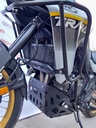 Cubre Carter Aluminio Honda Xl Transalp 750 Moweel Negro