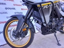 Cubre Carter Aluminio Honda Xl Transalp 750 Moweel Aluminio Con Laterales Negros