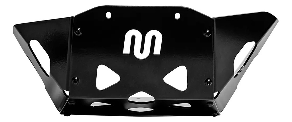 Cubre Carter Aluminio Qj Motor Srt 800 Moweel Negro