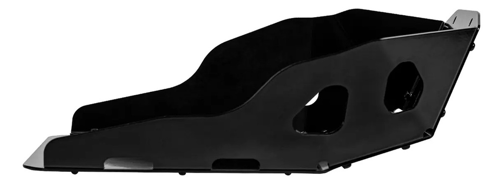 Cubre Carter Aluminio Qj Motor Srt 800 Moweel Negro