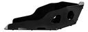 Cubre Carter Aluminio Qj Motor Srt 800 Moweel Negro
