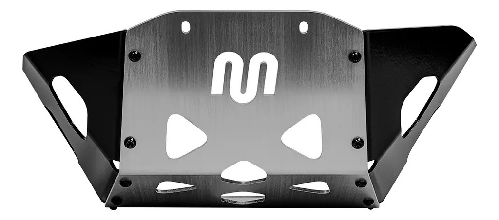 Cubre Carter Aluminio Qj Motor Srt 800 Moweel Aluminio - Negro